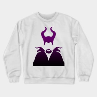 Maleficent Ombre / Purple and Black Crewneck Sweatshirt